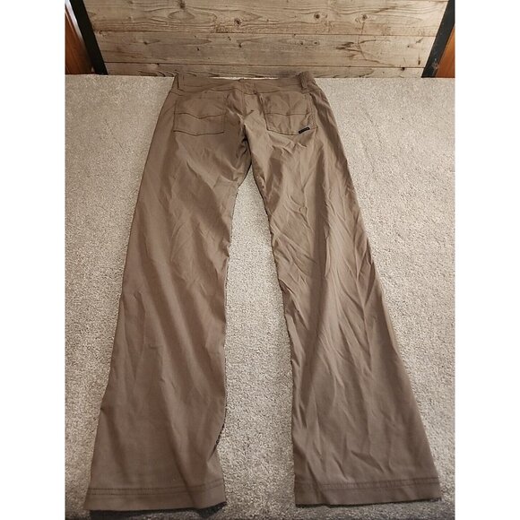 MEN’S PRANA SLIM FIT LOGO PANTS SIZE 33x31 LIGHT WEIGHT PACKABLE HICKING STRETCH - Picture 9 of 14